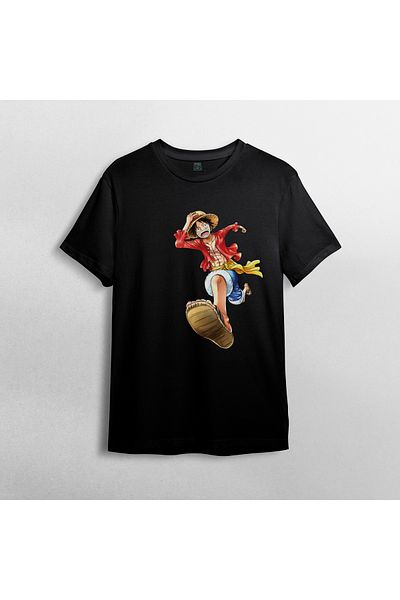 Pixxa Μοντέλο μπλουζάκι One Piece 100% Cotton Crew Neck - 5