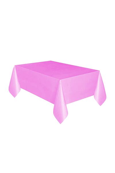 Parti dolabı Pink Birthday Party Tablecloth
