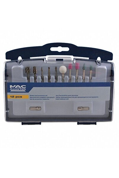 Mac Allister 12 Parça Hobi Makinesi Ahşap Oyma Ucu Seti