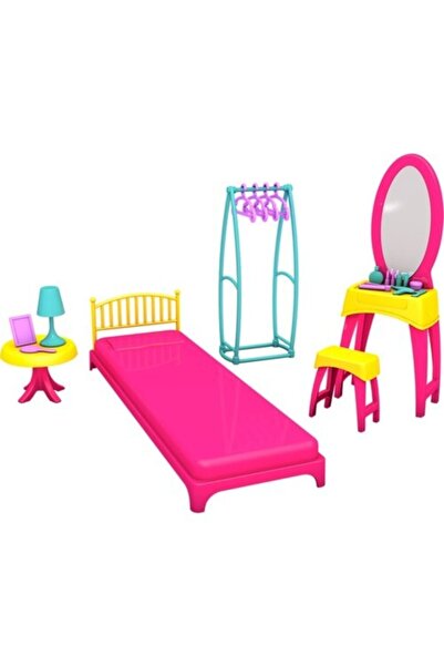 Genel Markalar Pembe Linda Çocuk Yatak Odası Aynalı