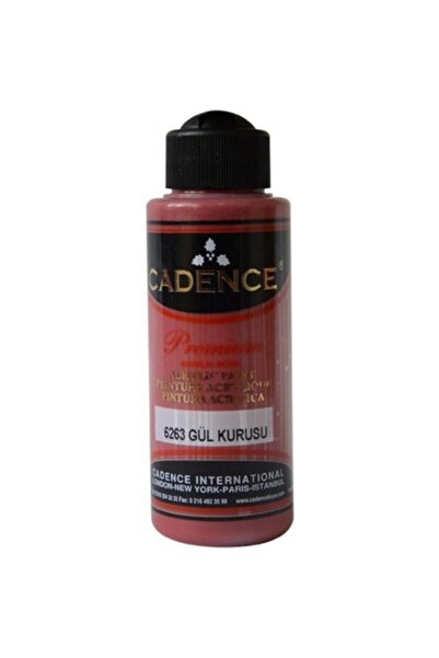 Cadence Premıum Akrilik Boya 6263 Gül Kurusu 120 Ml