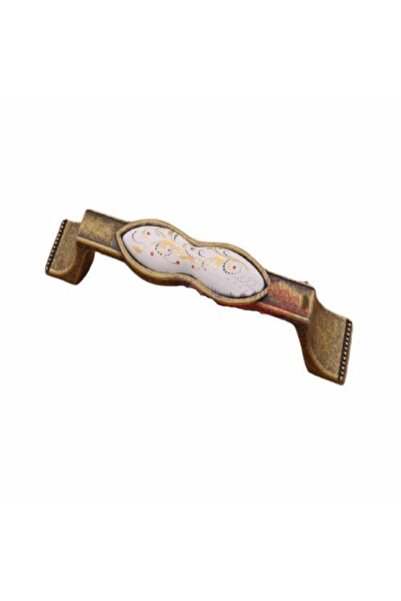 Azm Hırdavat Porselen Kulp Antik Sarı 128 mm