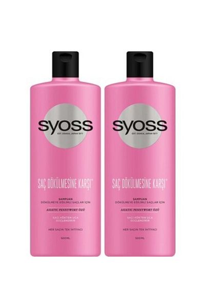 Syoss 500 ml X 2 Pieces Anti-Hair Loss Shampoo