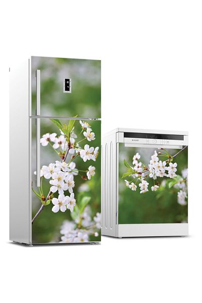Tilki Dünyası Refrigerator and Dishwasher Set Sticker 0012
