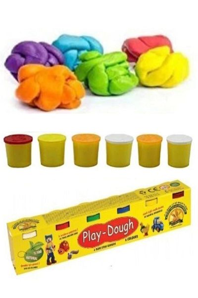 RoseRoi Play Dough - Mini Play Dough Set of 6
