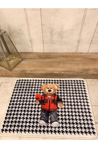 Brillant Çağdaş Sevgililer Günü Kaymaz Taban Kapı Önü Paspası (ebat 50x70)