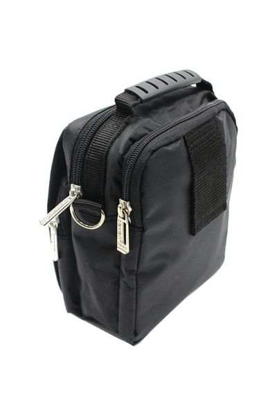 SEVENTEEN Men's Waterproof Material Black Shoulder & Hand Bag