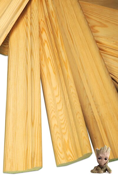 Grootland 100 cm Ahşap Geniş Süpürgelik (8'lik)