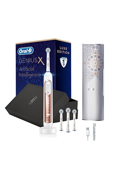 Oral-B Genius X Aı Art Of Brushing Rosegold Şarj Edilebilir Diş Fırçası