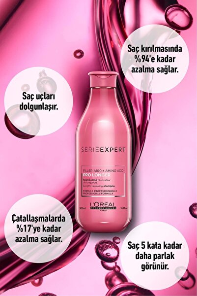 L'oreal Professionnel Serie Expert Pro Longer Saç Boylarının Görünümünü Yenileyici Şampuan 300 Ml