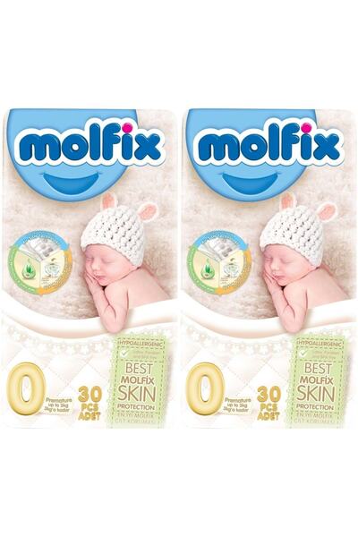 Molfix Bebek Bezi Ekonomik Beden:0 (0-3KG) Prematüre 60 Adet