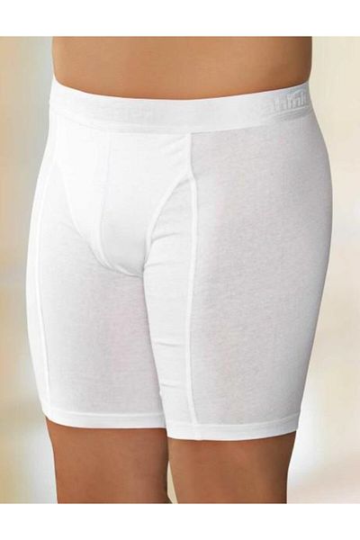 Şahinler Pack of 3 Sports Long Leg White Lycra Boxers
