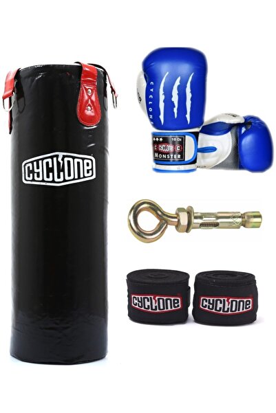 CYCLONE Boks Seti 3 Lü Boş Kum Torbası 100x30