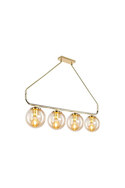 Modelight Terena 4’Lü Sıralı Avize Gold