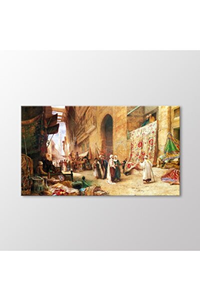 Arty Kahire'de Halı Pazarı 1862 Tablo