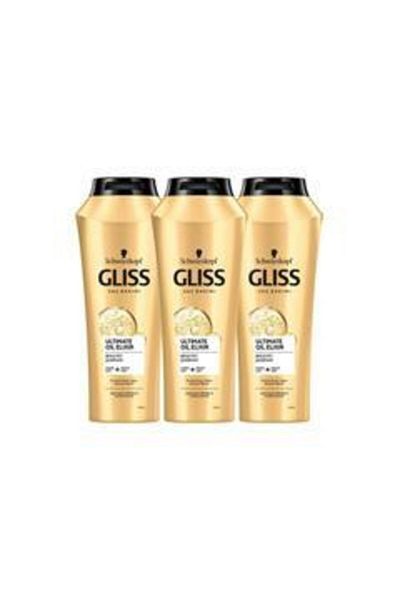Gliss 500 ml Ultimate Oil Elixir - 3-Piece Shampoo Set