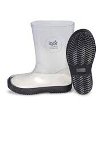 IGOR حذاء المطر W10187 Splash Cristal للأطفال باللون الأزرق والأبيض