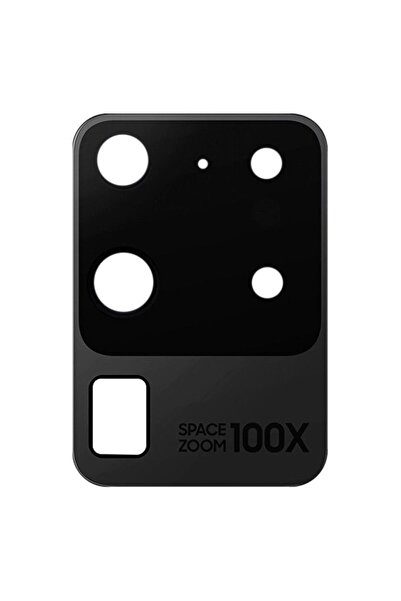 Nettech Teknonet Samsung Galaxy S20 Ultra Compatible Full Set Camera Glass - Black