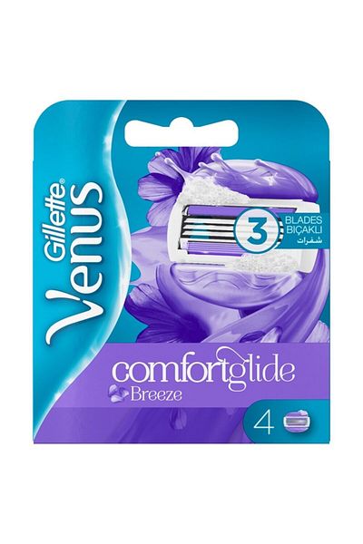 Gillette Venus Women's Comfortglide Breeze Replacement Shaving Blade 4 Pack