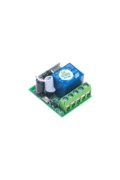 EmAyCenter 1 Kanal 433 Mhz 12v Kablosuz Rf Alıcılı Röle Kartı