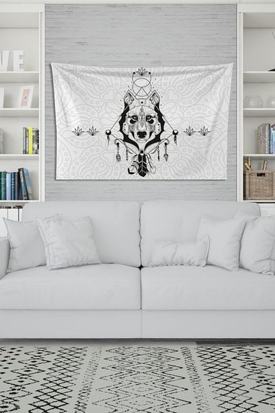 Vagonik Covor de perete Mystical Wolf 100 X 70