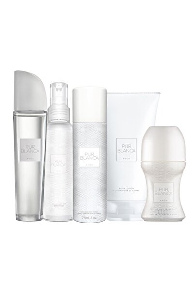 AVON Kadın Pur Blanca Edt 50ml Parfüm Orjinal 5li Set