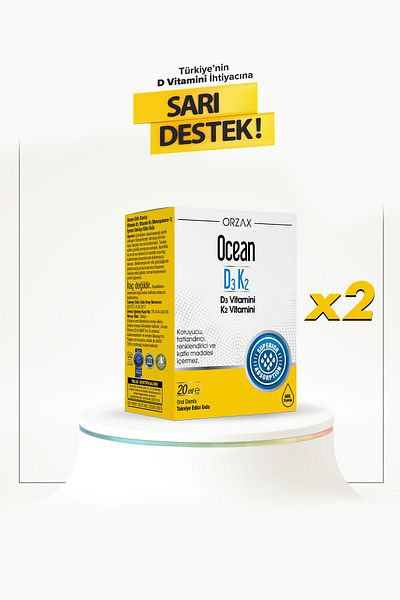 Ocean Vitamin D3 K2 - 2 Pieces