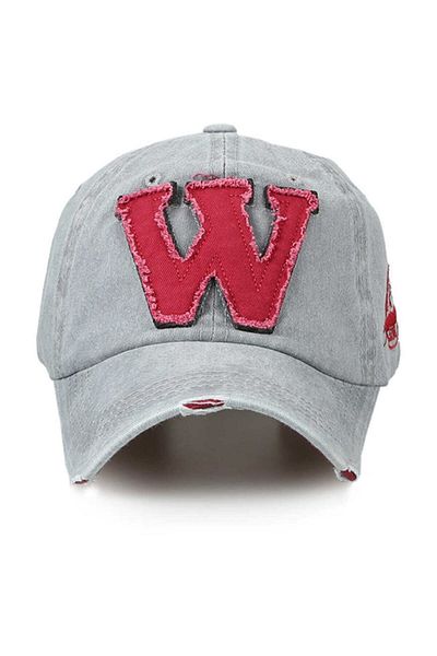 Orçun Özkarlıklı Unisex Gray W Logo Vintage Baseball Cap