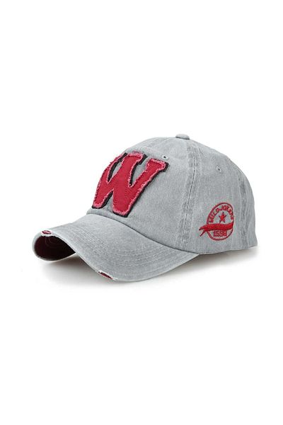 Orçun Özkarlıklı Unisex Gray W Logo Vintage Baseball Cap