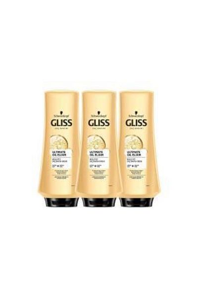 Gliss Ultimate Oil Elixir - 400 ml Conditioner, 3 Pieces
