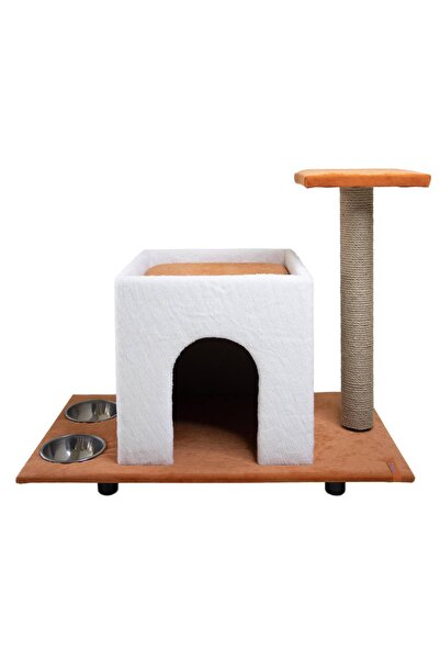 PUGALO Yataklı Kedi Evi Yataklı Büyük Kedi Evi