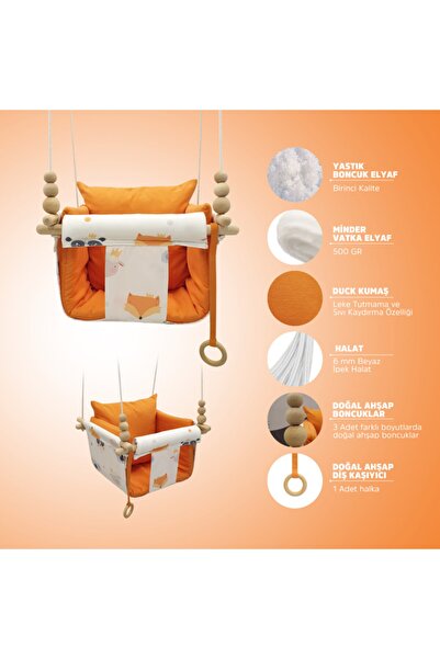 Astariaart Turuncu Hayvanlı Kombin Dream Swing