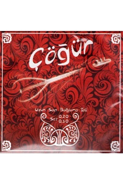 COGUR 5 комплекта струни за саз баглама с дълъг гриф Çöğür, 5 плектрума, подарък