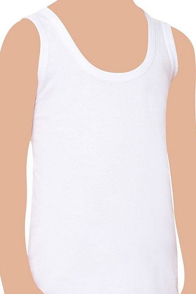 Güryıldız White Rib Kids Undershirt - Pack of 6 28202