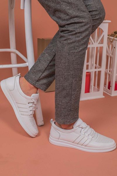 By Yağlıoğlu Leather Inside and Outside Soft Casual Men's Shoes