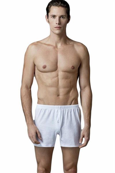 Eros 11523 Ανδρικά μποξεράκια με κουμπιά βαμβακερά 2 συσκευασιών (S-4xl)