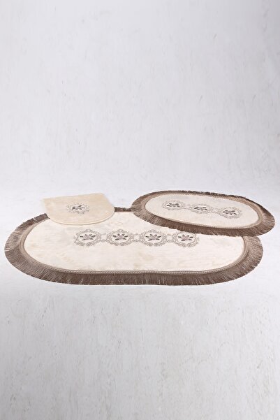 Bonny Home Σετ μπάνιου καφέ βιζόν 6 τεμαχίων