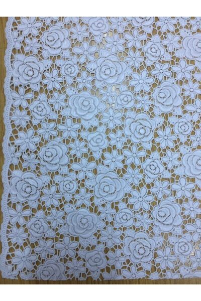 Seron White Lace Shelf Cover