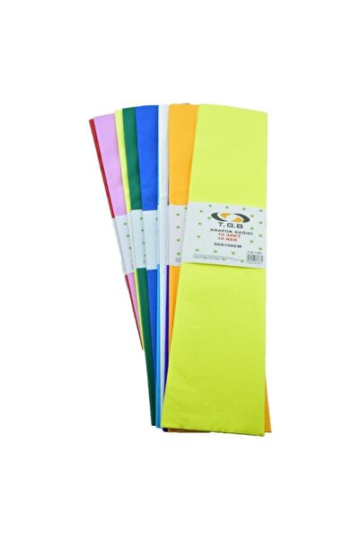 TGB ورق كريب 10 قطع الوان متنوعة