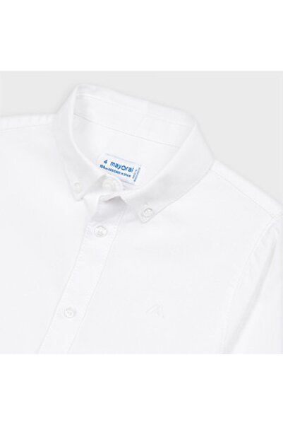 MAYORAL Boy's Long Sleeve White Shirt