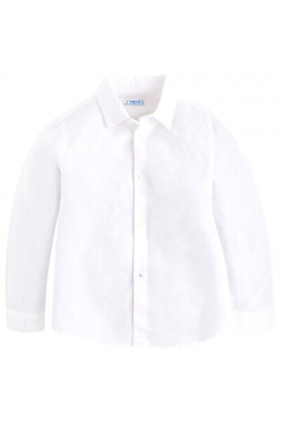 MAYORAL Boy's Long Sleeve White Shirt