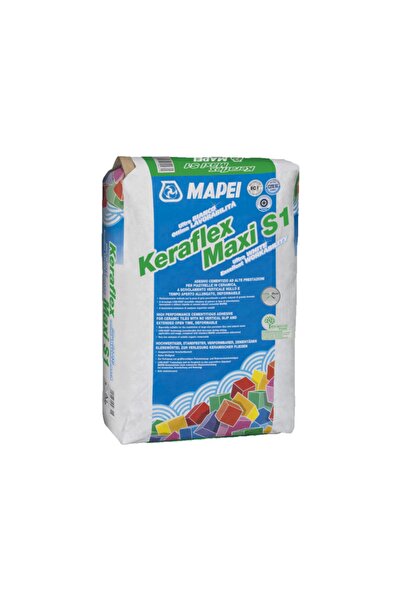 MAPEI Keraflex Maxi S1 Seramik Karolar Ve Doğal Taş Malzeme Için Yapıştırıcı/ Gri