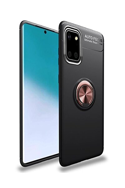 CaseWorld Samsung Note 10 Lite Uyumlu Renkli Yüzüklü Manyetik Kapak