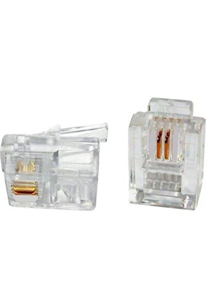OEM Rj 11 Konnektör Telefon Soketi ( 100 Adet )