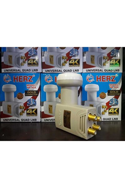 Herz Dörtlü Lnb 4k Uhd Full Hd Tv Gold Tek Çanak Antenden 4 Ayrı Televizyon Izleme