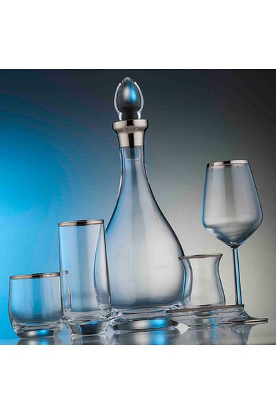 KCD Platinum Bolera 49 Piece Glass Set