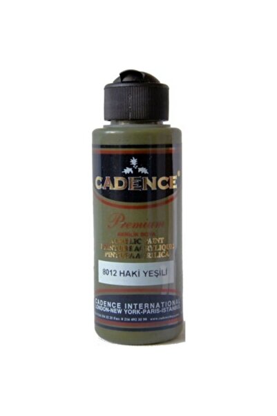 Cadence Premium Akrilik Boya 8012 Haki Yeşil 120 Ml