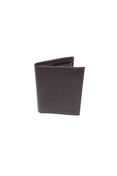 DERKON Genuine Leather Men's Wallet with Polite Coin