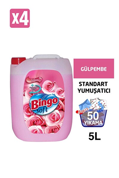 Bingo Bingo Soft 5lt Gülpembe 4 Adet