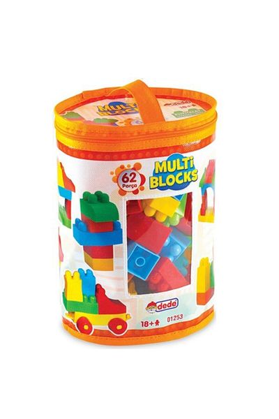 DEDE Lego Toy Multi Blocks Set with Bag - 62 Pieces (01253)